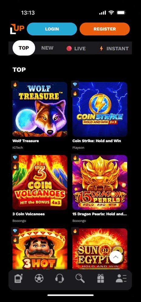 Top pokies at LevelUp Casino — Wolf Treasure, Coin Strike, 3 Coin Volcanoes